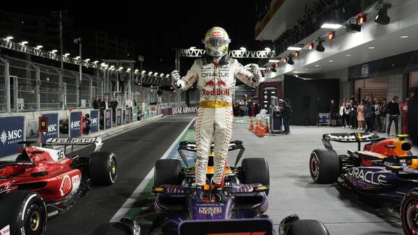 Max Verstappen overcomes penalty and collision to win Las Vegas Grand Prix