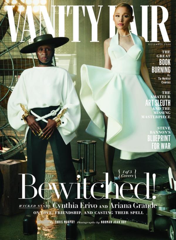 Cynthia Erivo and Ariana Grande on the cover of Vanity Fair