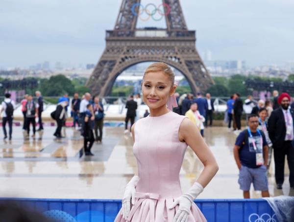 Ariana Grande in Paris for the 2024 Summer Olympics